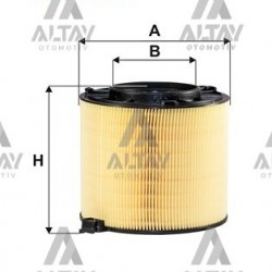 HAVA FILTRESI A4 / A5 / Q5 15= 1.4 TFSI-2.0 TFSI CVNA-CYRC-CYMC-CYRB-DDWA (SILINDIR TIP)